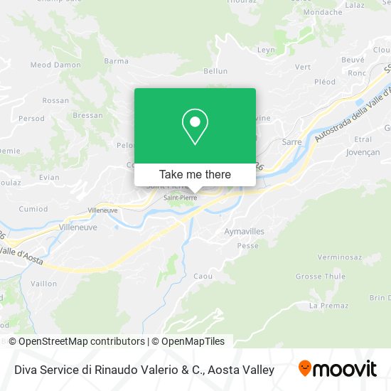 Diva Service di Rinaudo Valerio & C. map