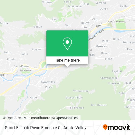 Sport Flain di Pavin Franca e C. map