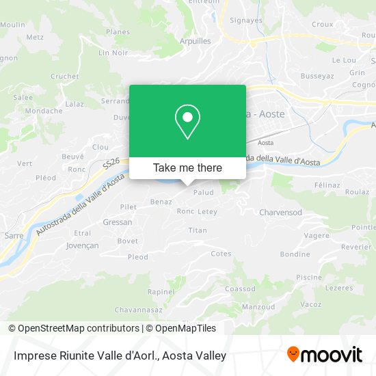 Imprese Riunite Valle d'Aorl. map