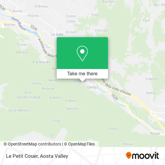 Le Petit Couer map