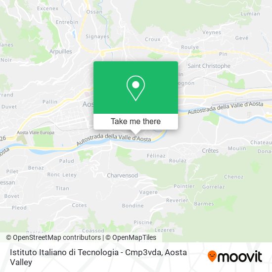 Istituto Italiano di Tecnologia - Cmp3vda map