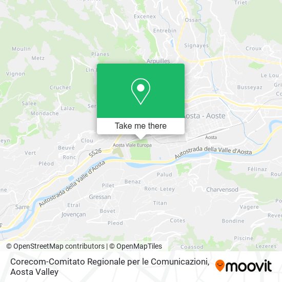 Corecom-Comitato Regionale per le Comunicazioni map
