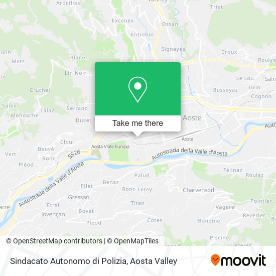 Sindacato Autonomo di Polizia map