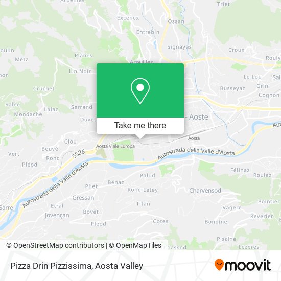 Pizza Drin Pizzissima map