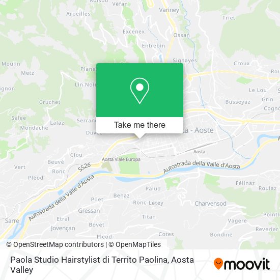 Paola Studio Hairstylist di Territo Paolina map