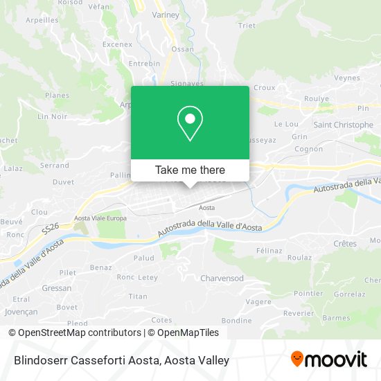 Blindoserr Casseforti Aosta map