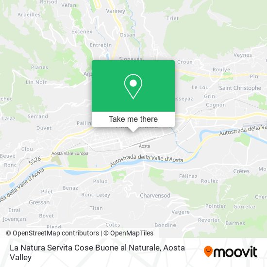 La Natura Servita Cose Buone al Naturale map