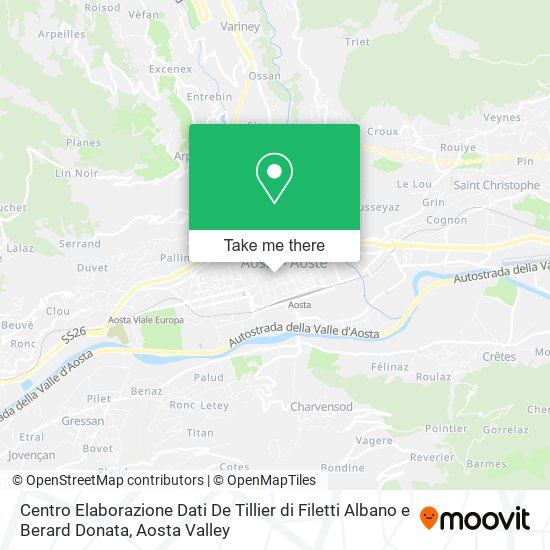 Centro Elaborazione Dati De Tillier di Filetti Albano e Berard Donata map