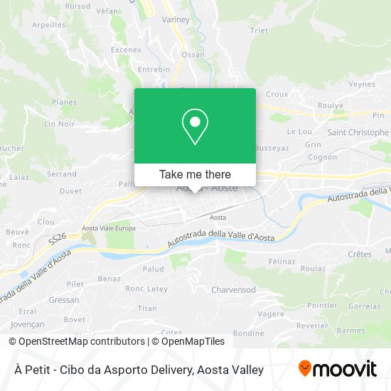 À Petit - Cibo da Asporto Delivery map