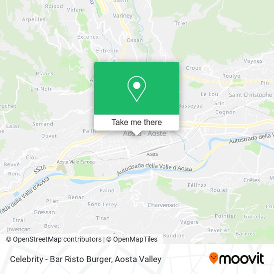 Celebrity - Bar Risto Burger map