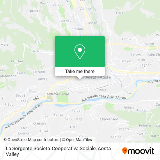 La Sorgente Societa' Cooperativa Sociale map