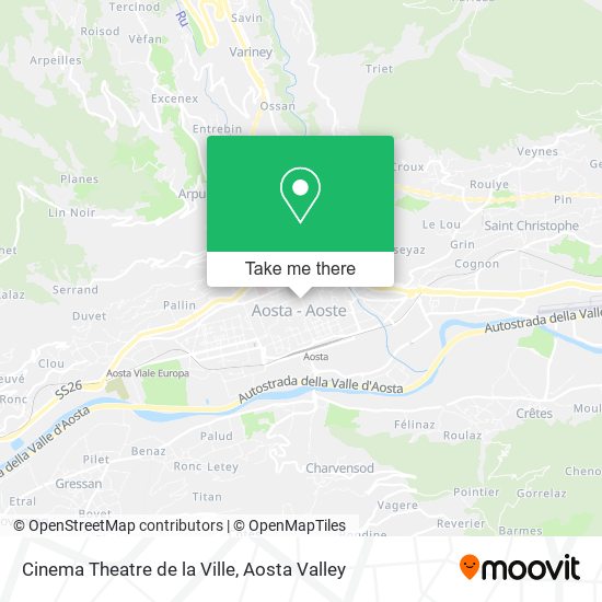 Cinema Theatre de la Ville map