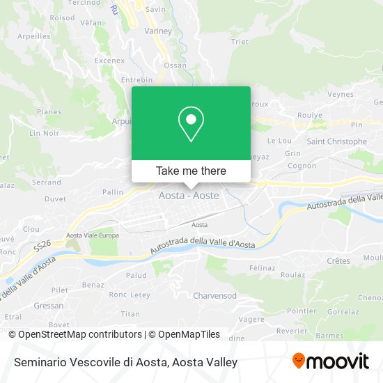 Seminario Vescovile di Aosta map