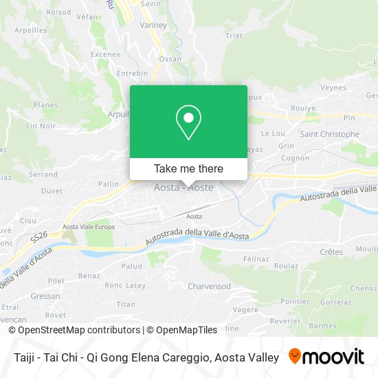 Taiji - Tai Chi - Qi Gong Elena Careggio map