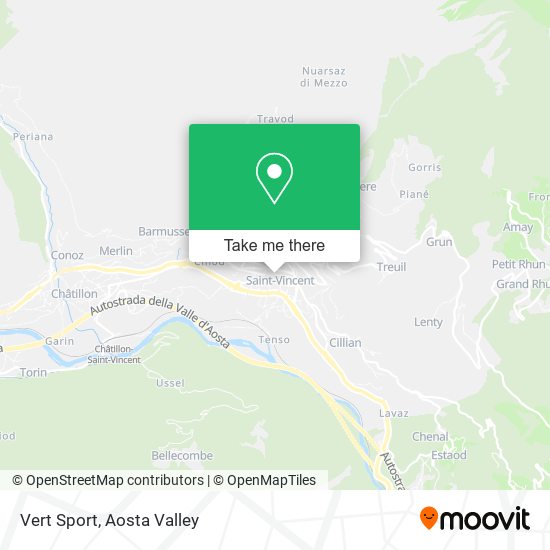 Vert Sport map