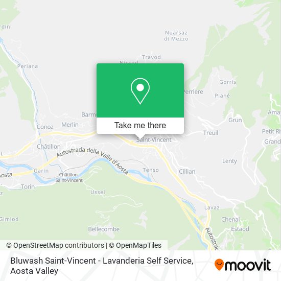 Bluwash Saint-Vincent - Lavanderia Self Service map