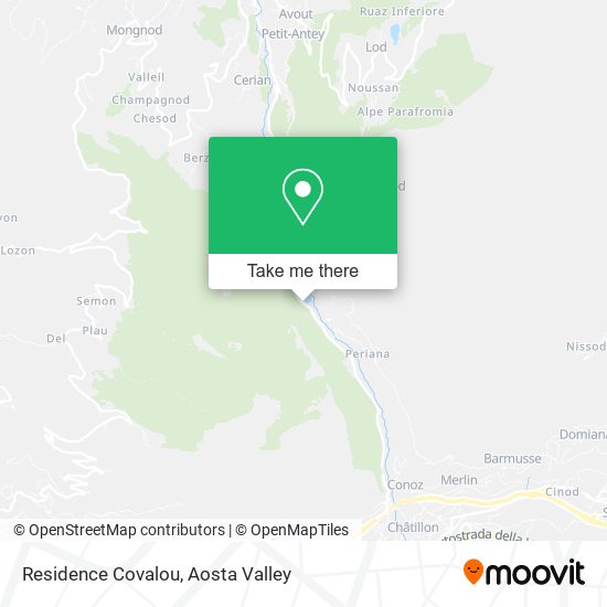 Residence Covalou map