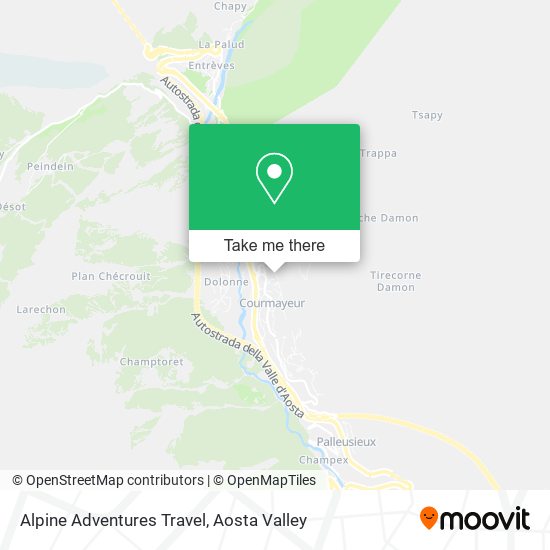 Alpine Adventures Travel map