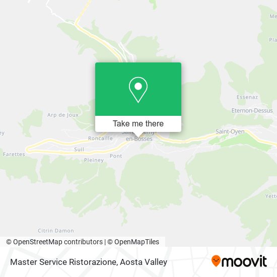 Master Service Ristorazione map