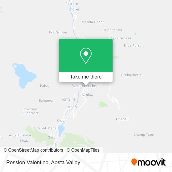 Pession Valentino map
