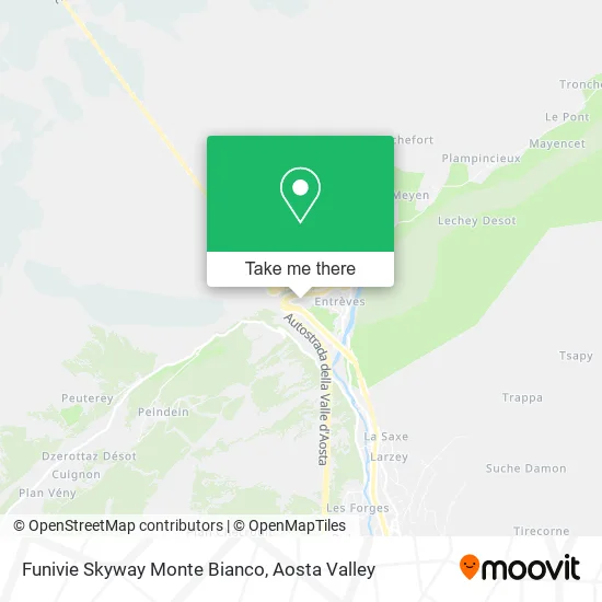Funivie Skyway Monte Bianco map