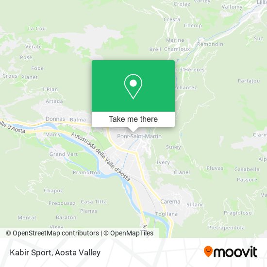 Kabir Sport map
