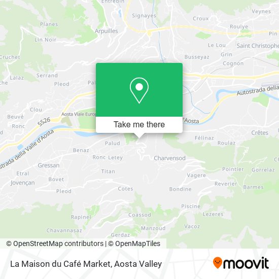 La Maison du Café Market map