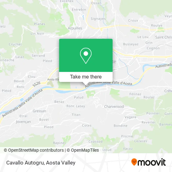 Cavallo Autogru map