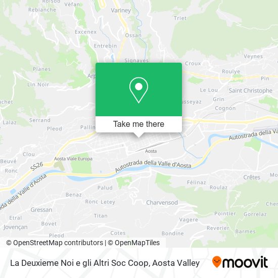 La Deuxieme Noi e gli Altri Soc Coop map