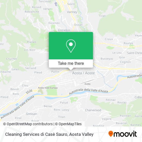 Cleaning Services di Casè Sauro map