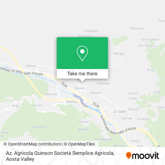 Az. Agricola Quinson Società Semplice Agricola map