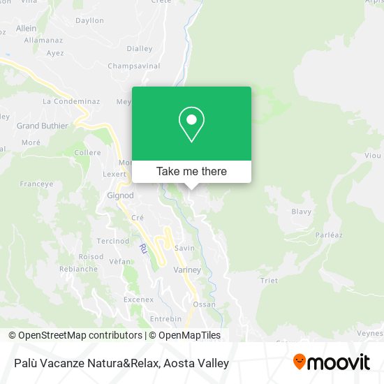 Palù Vacanze Natura&Relax map