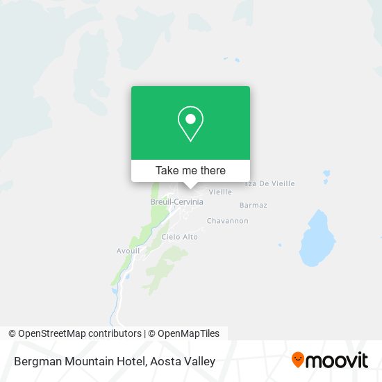 Bergman Mountain Hotel map