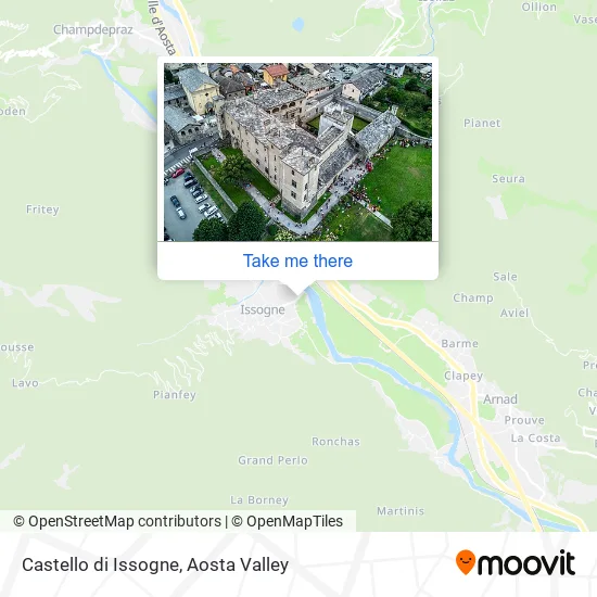 Castello di Issogne map