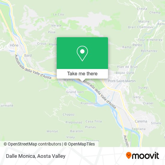 Dalle Monica map