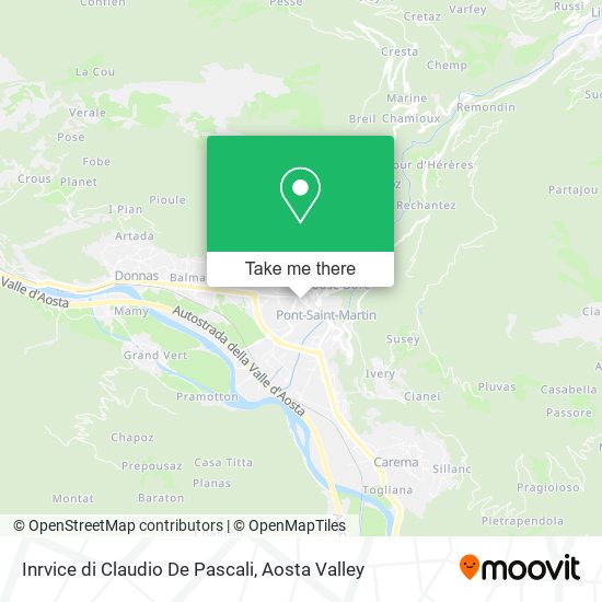 Inrvice di Claudio De Pascali map
