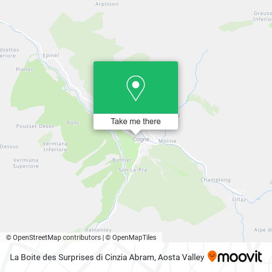 La Boite des Surprises di Cinzia Abram map
