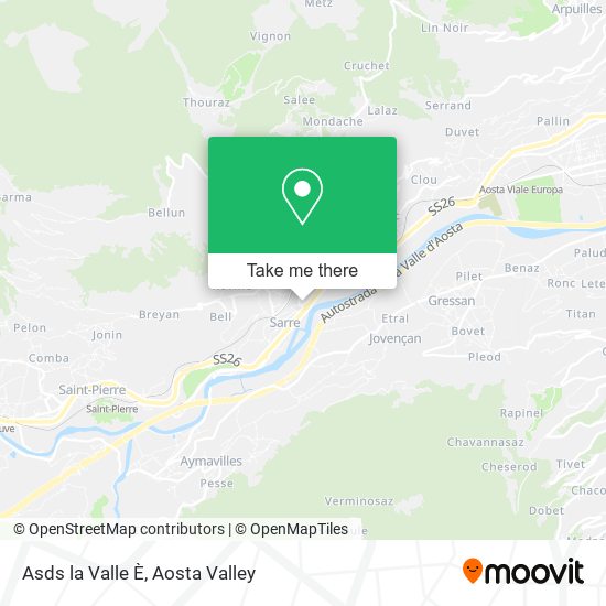 Asds la Valle È map