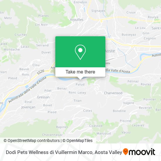 Dodi Pets Wellness di Vuillermin Marco map