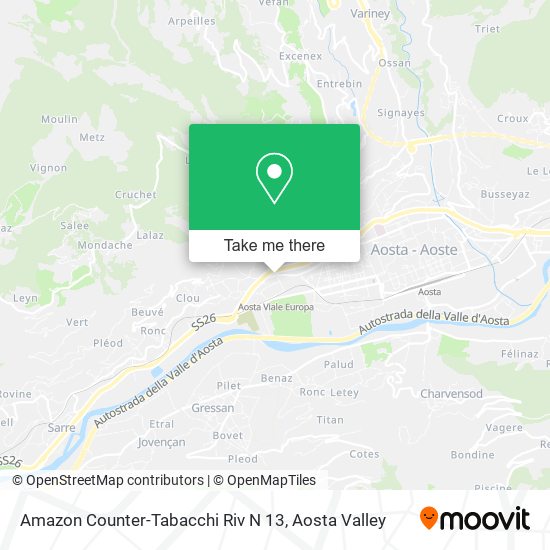 Amazon Counter-Tabacchi Riv N 13 map