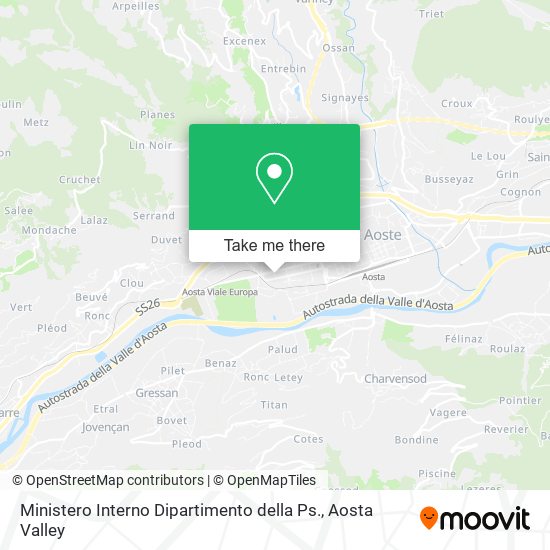 Ministero Interno Dipartimento della Ps. map