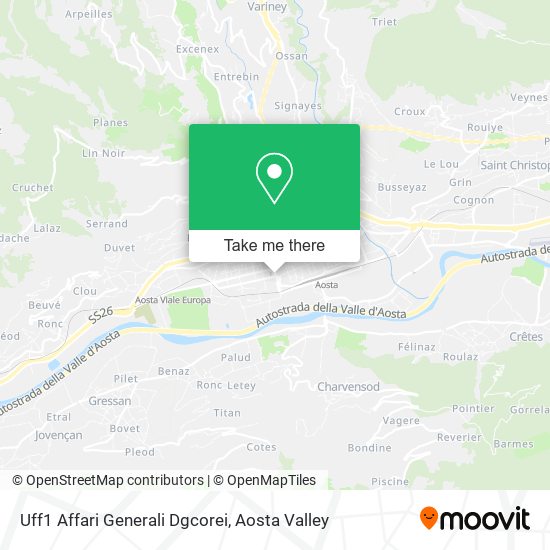 Uff1 Affari Generali Dgcorei map