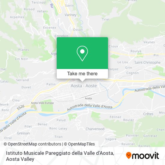 Istituto Musicale Pareggiato della Valle d'Aosta map