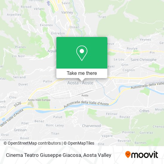 Cinema Teatro Giuseppe Giacosa map