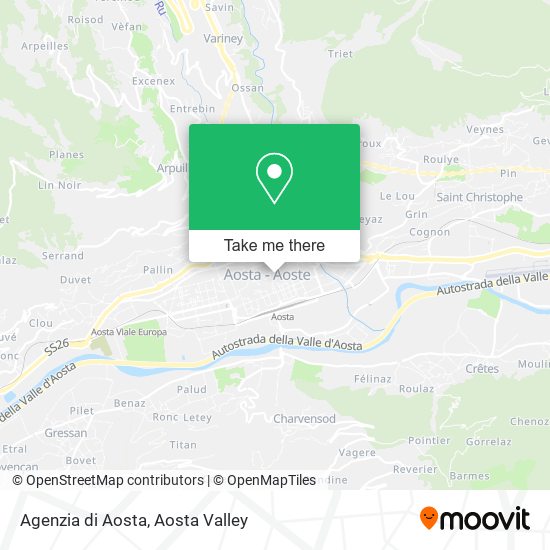 Agenzia di Aosta map