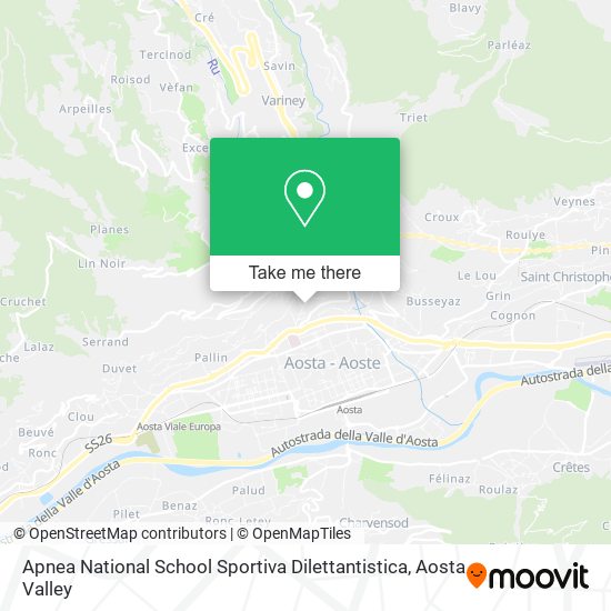 Apnea National School Sportiva Dilettantistica map