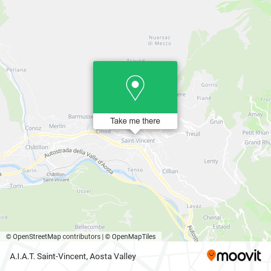 A.I.A.T. Saint-Vincent map