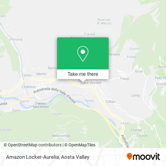Amazon Locker-Aurelia map