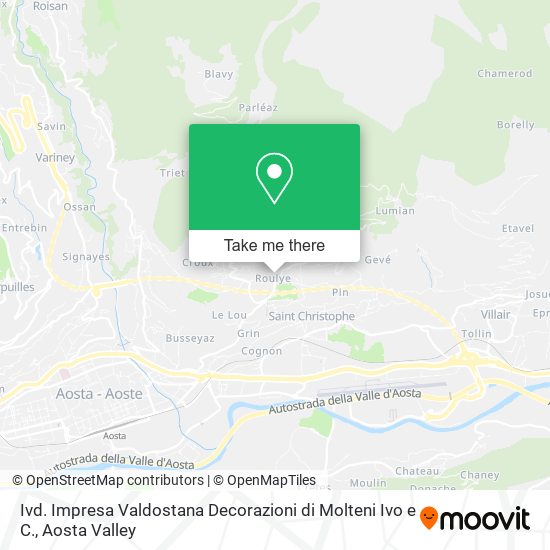 Ivd. Impresa Valdostana Decorazioni di Molteni Ivo e C. map