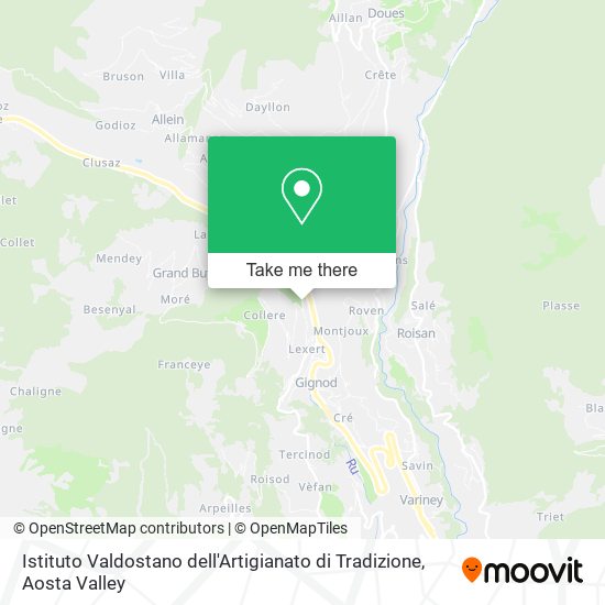 Istituto Valdostano dell'Artigianato di Tradizione map